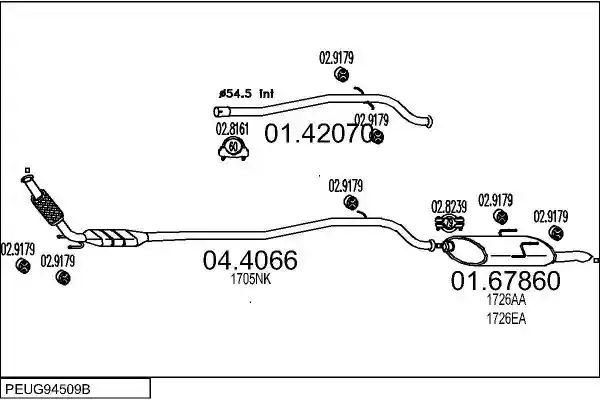 MTS PEUG94509B012246