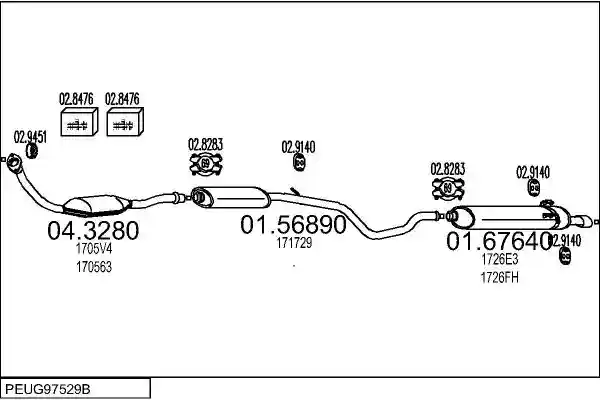 MTS PEUG97529B002476