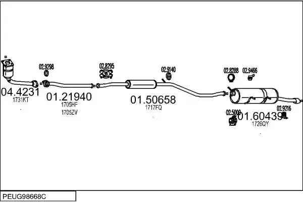 MTS PEUG98668C019881