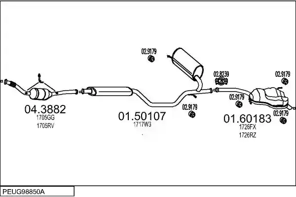 MTS PEUG98850A014533