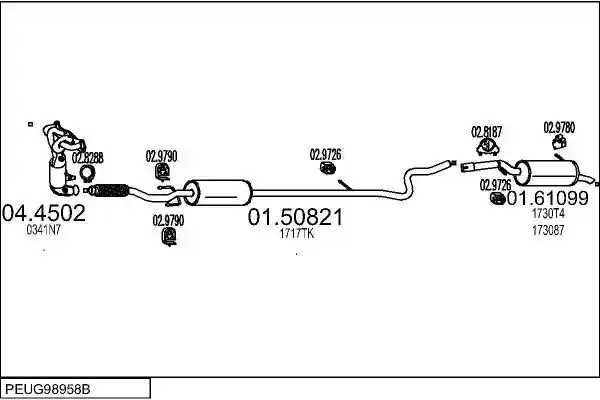 MTS PEUG98958B132600
