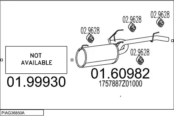 MTS PIAG36850A018152
