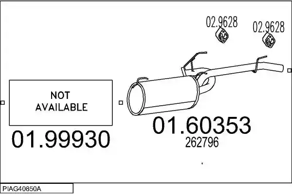 MTS PIAG40850A018628