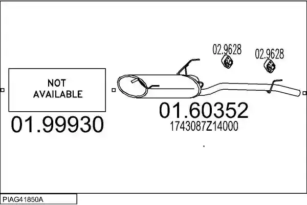 MTS PIAG41850A018182