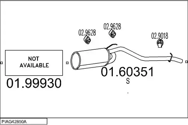 MTS PIAG42850A014758