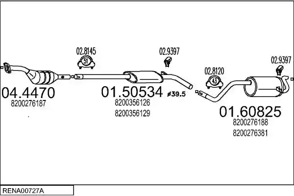 MTS RENA00727A029989