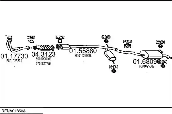 MTS RENA01850A002058