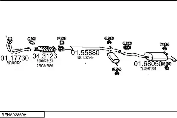 MTS RENA02850A002060