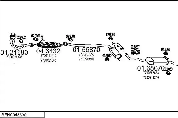 MTS RENA04850A017916