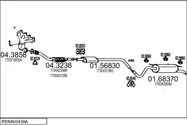MTS RENA05439A011494