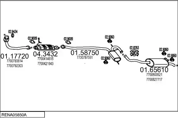 MTS RENA05850A002053