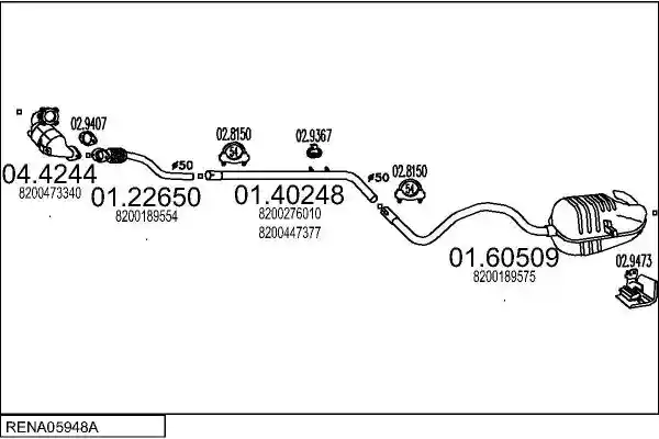 MTS RENA05948A018216