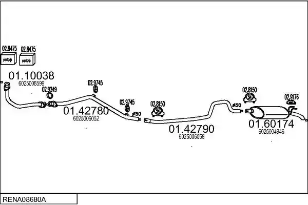 MTS RENA08680A002109