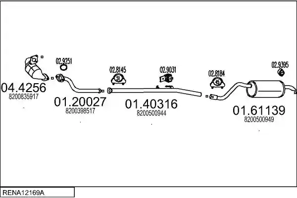 MTS RENA12169A019867