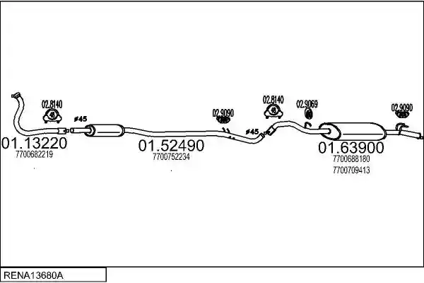 MTS RENA13680A002008