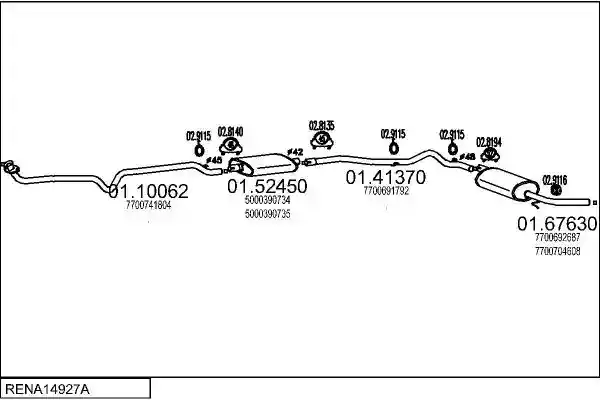 MTS RENA14927A002120