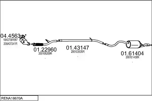 MTS RENA18670A057401