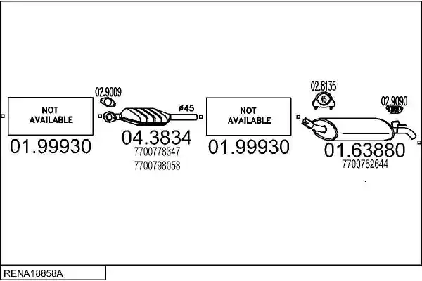 MTS RENA18858A128834