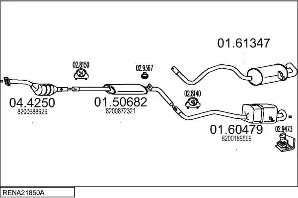 MTS RENA21850A028835