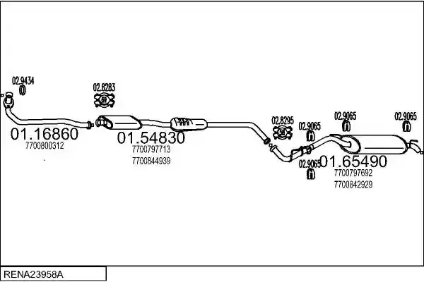 MTS RENA23958A055881