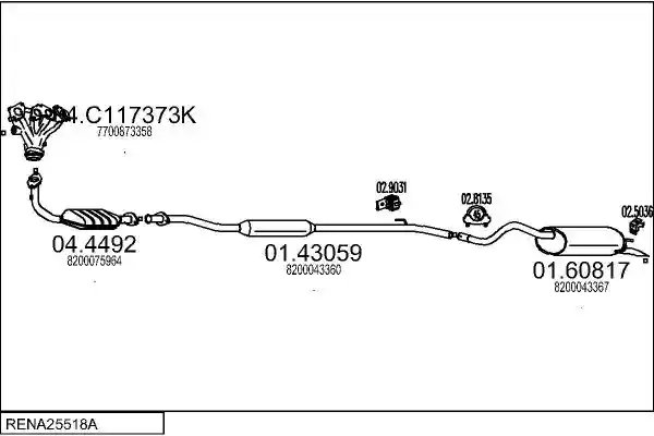 MTS RENA25518A016553