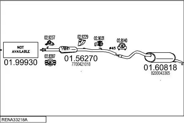 MTS RENA33218A016554