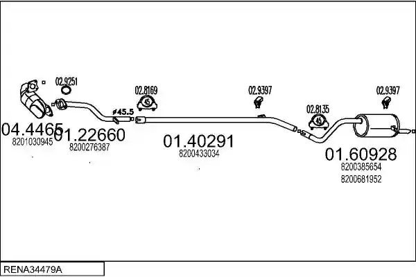 MTS RENA34479A023456