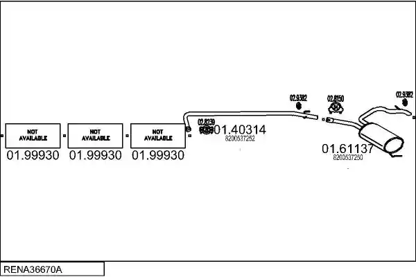 MTS RENA36670A019858