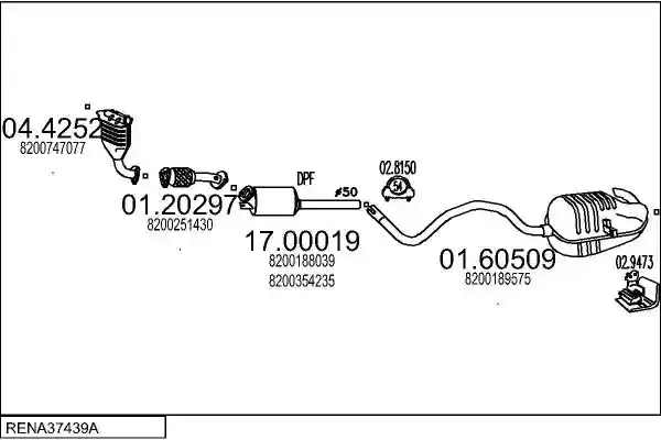 MTS RENA37439A018792