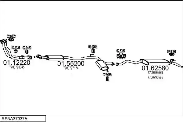 MTS RENA37937A027716