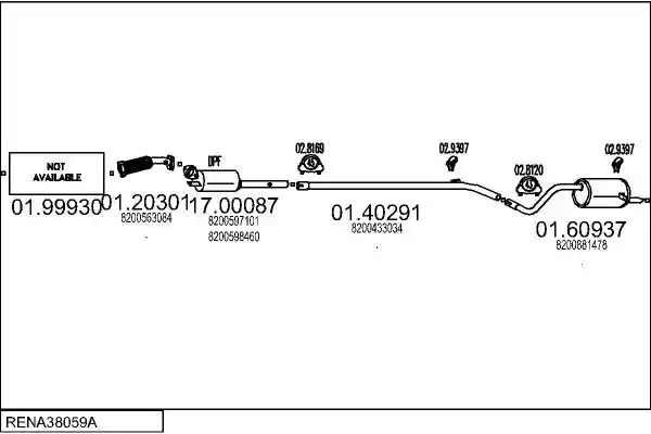 MTS RENA38059A034747