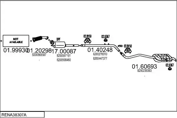 MTS RENA38307A026562