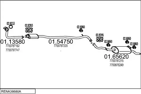 MTS RENA38680A002052