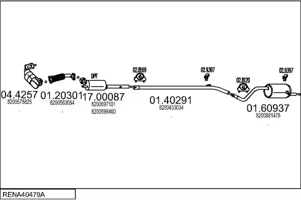 MTS RENA40479A020078