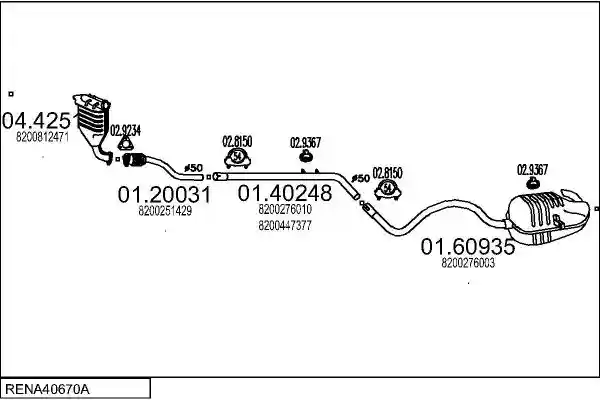 MTS RENA40670A018781