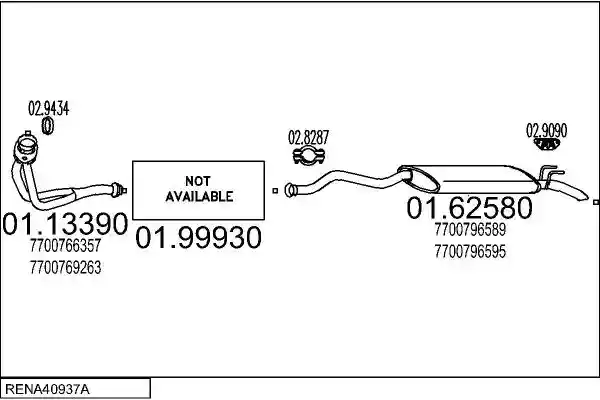 MTS RENA40937A002087