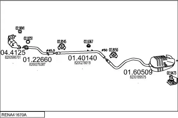 MTS RENA41670A018780