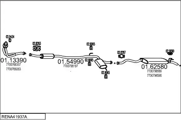 MTS RENA41937A012412