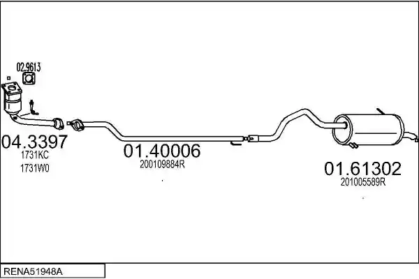 MTS RENA51948A023494