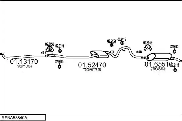 MTS RENA53840A002034