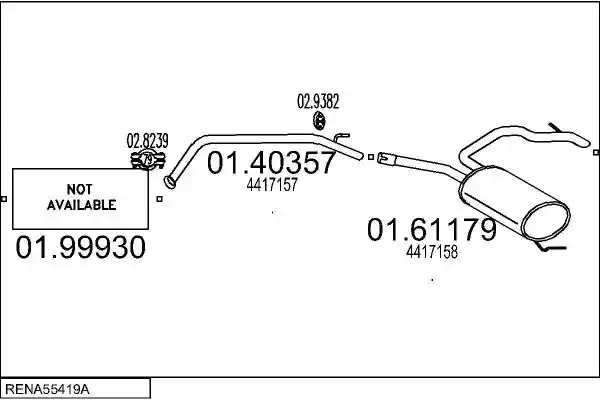 MTS RENA55419A019857
