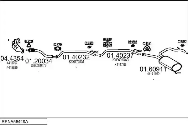 MTS RENA56419A019857