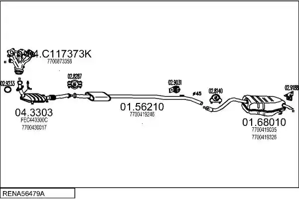 MTS RENA56479A009042