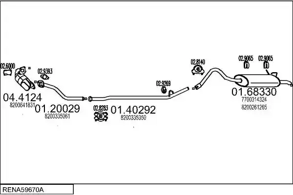 MTS RENA59670A017267