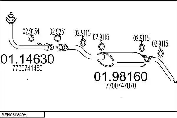 MTS RENA60840A013408