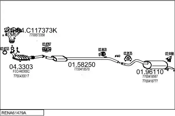 MTS RENA61479A009041