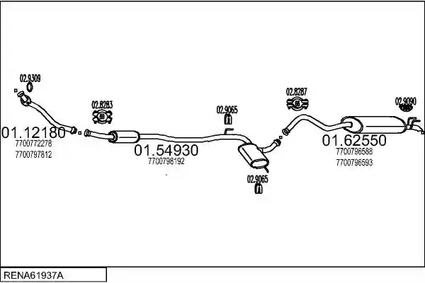 MTS RENA61937A027231