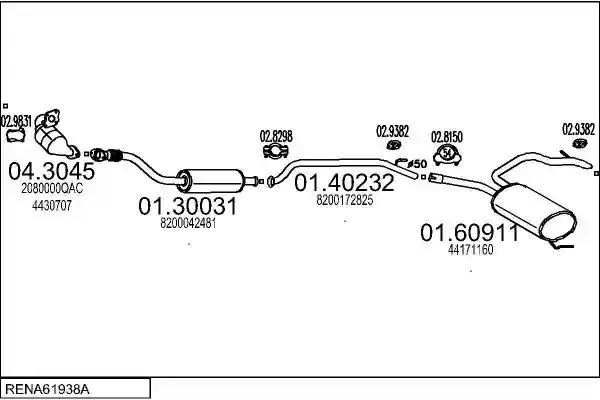 MTS RENA61938A019514