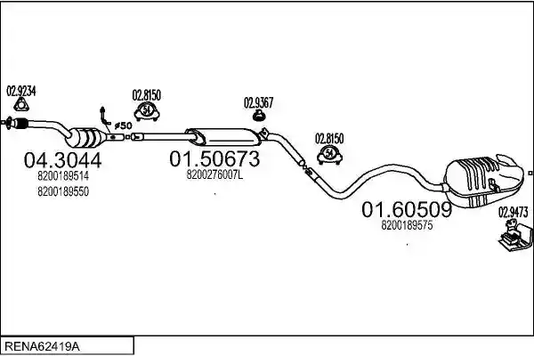 MTS RENA62419A017442