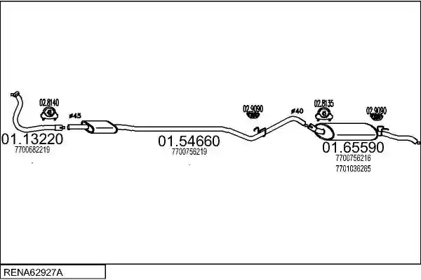 MTS RENA62927A028622